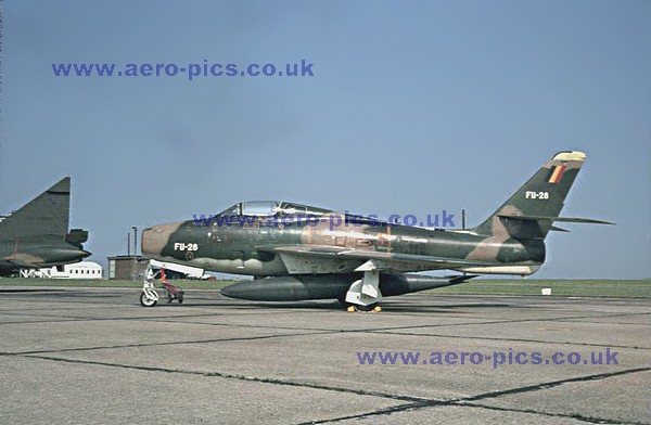 F-84F 52-7166 Upper Heyford 14061969 D032-18