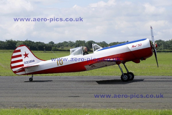 Yak-50 801810 (G-BTZB) North Weald 17062007 D019-20